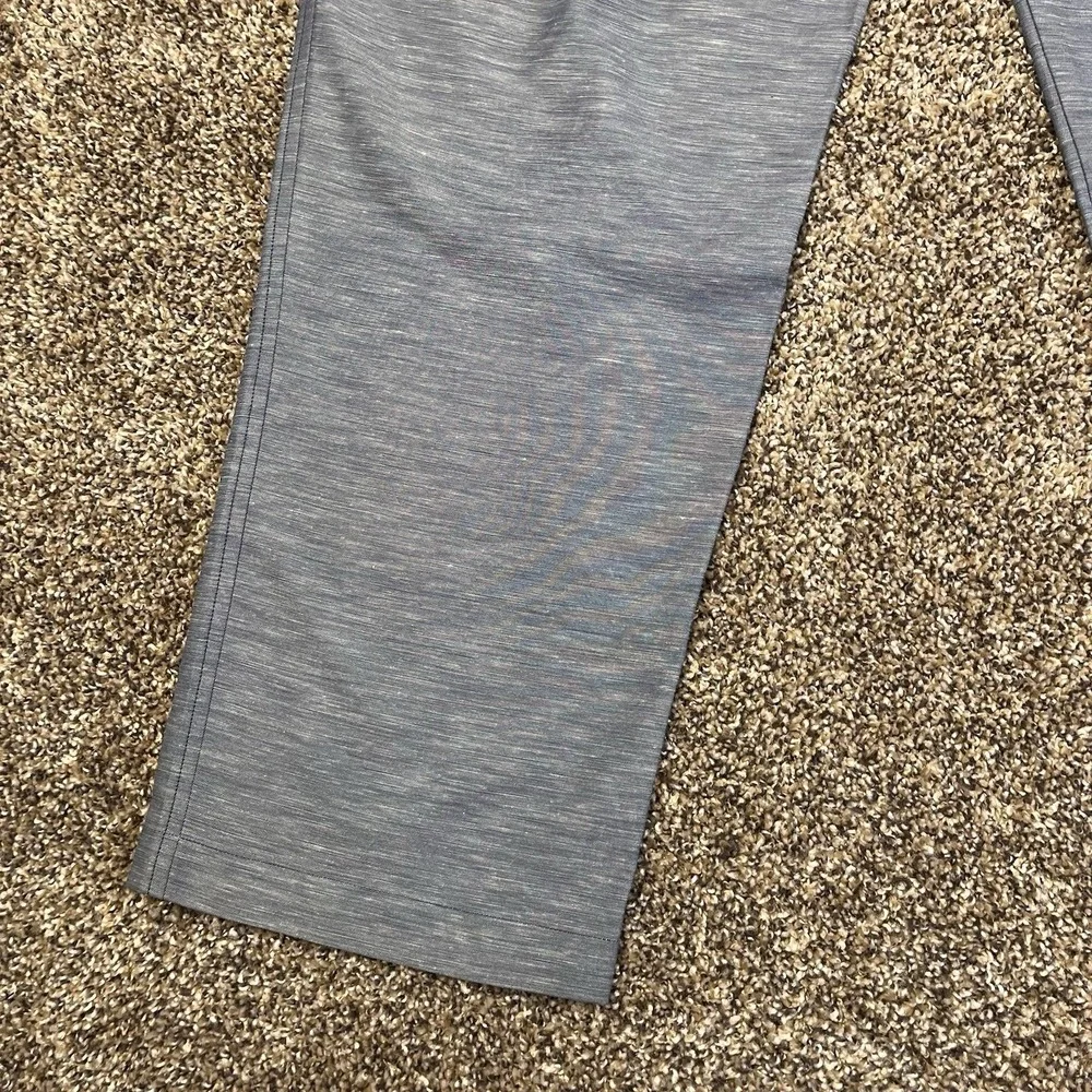 NEW Lululemon Pants Mens Size 33x31 Blue Linen Pleated Trouser Classic Fit Dress